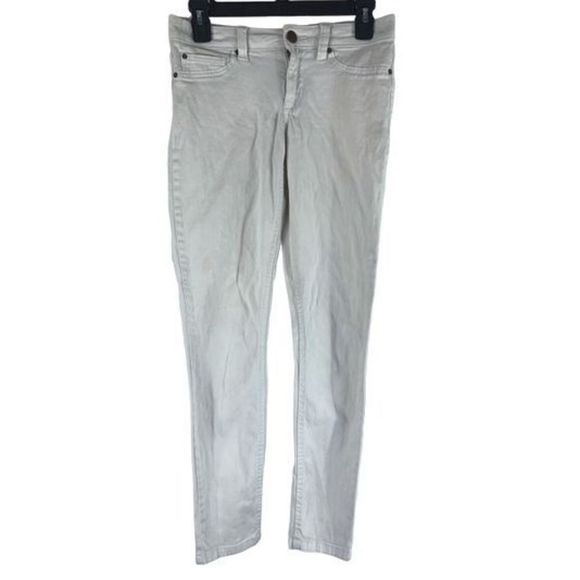 Generra Women’s Sz 5 W28xL28 Off White Cotton Spandex Low Rise Skinny Jeans - Picture 1 of 10